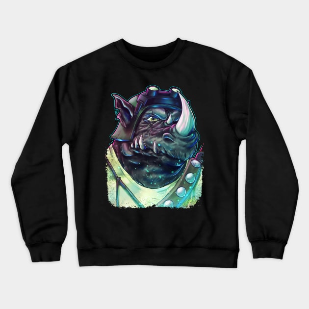 Rocksteady Crewneck Sweatshirt by thrashwolf